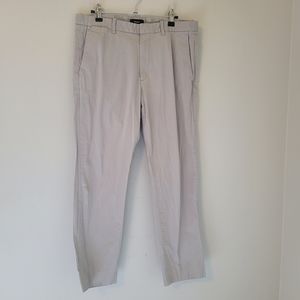 Theory Zaine H Ice Cotton Twill Khaki Pants